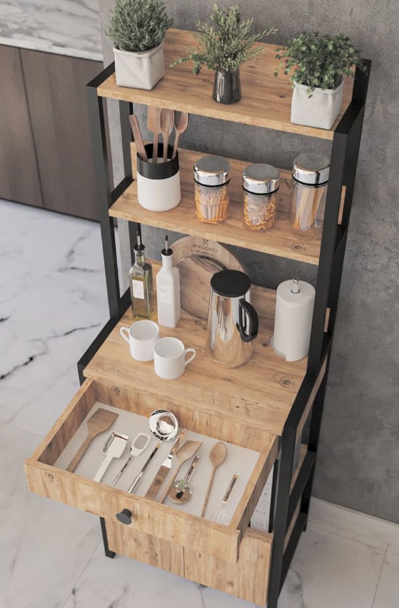 Çekmeceli 2 kapaklı çok amaçlı dolap VLR 3001