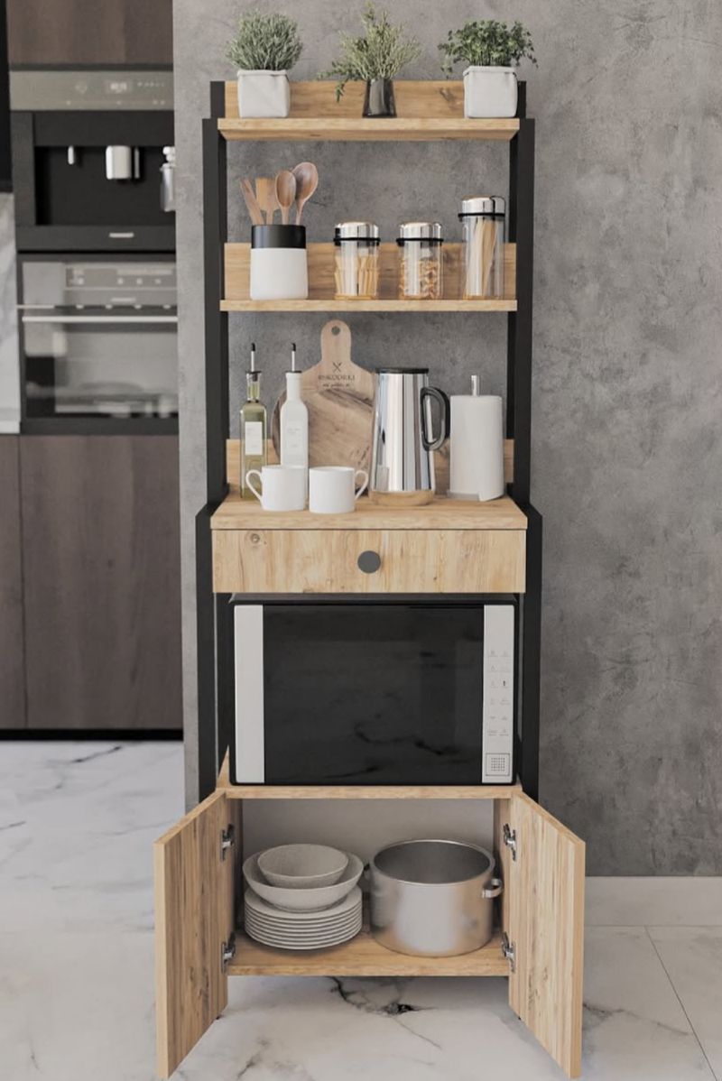 Çekmeceli 2 kapaklı çok amaçlı dolap VLR 3001